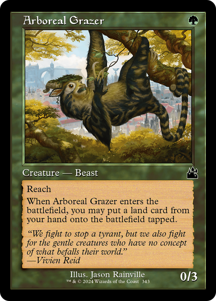 Arboreal Grazer (Retro Frame) [Ravnica Remastered] | Fandemonia Ltd