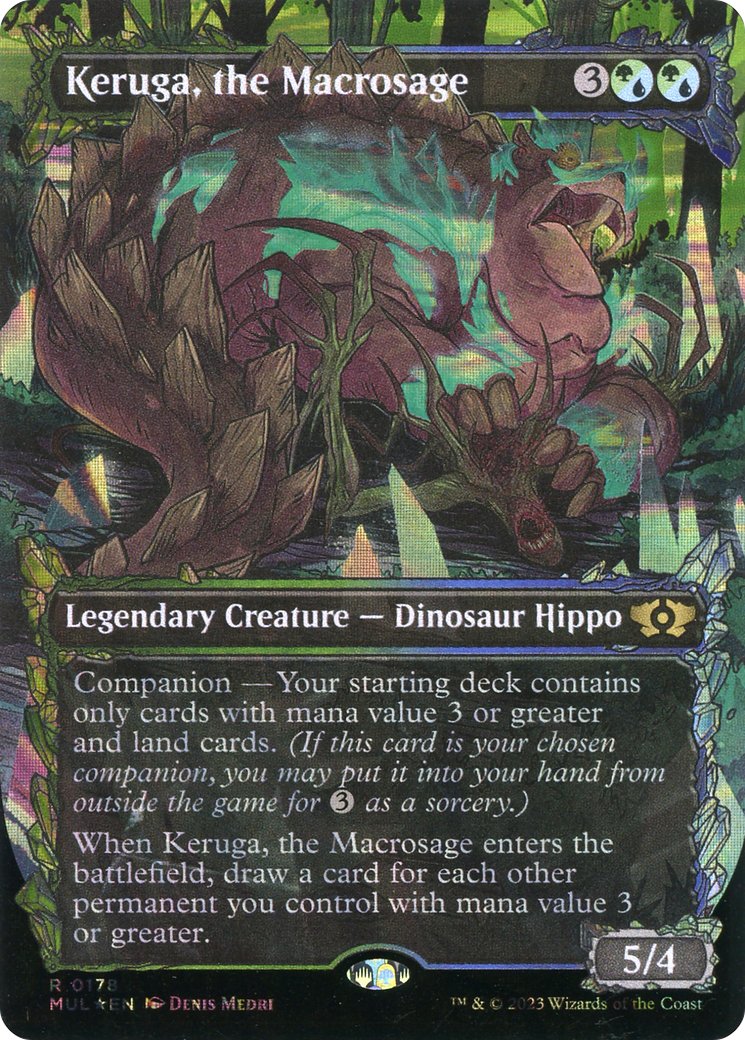 Keruga, the Macrosage (Halo Foil) [Multiverse Legends] | Fandemonia Ltd