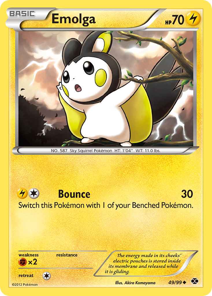 Emolga (49/99) [Black & White: Next Destinies] | Fandemonia Ltd