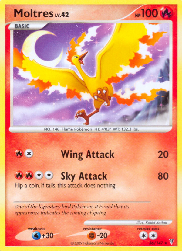 Moltres (36/147) [Platinum: Supreme Victors] | Fandemonia Ltd