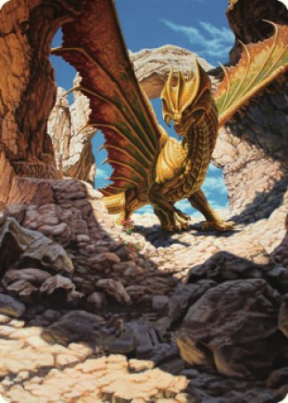 Ancient Brass Dragon Art Card (02) [Commander Legends: Battle for Baldur's Gate Art Series] | Fandemonia Ltd