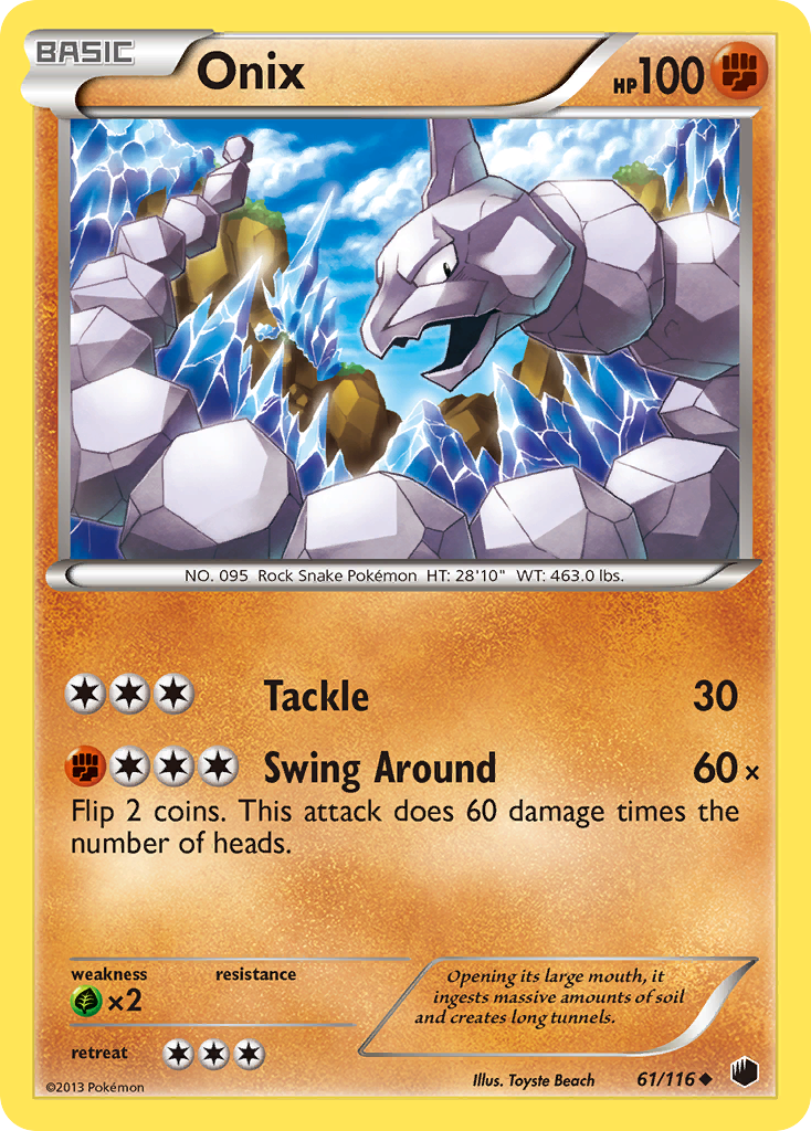 Onix (61/116) [Black & White: Plasma Freeze] | Fandemonia Ltd