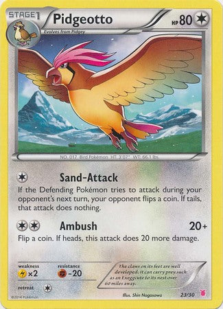 Pidgeotto (23/30) [XY: Trainer Kit 1 - Wigglytuff] | Fandemonia Ltd