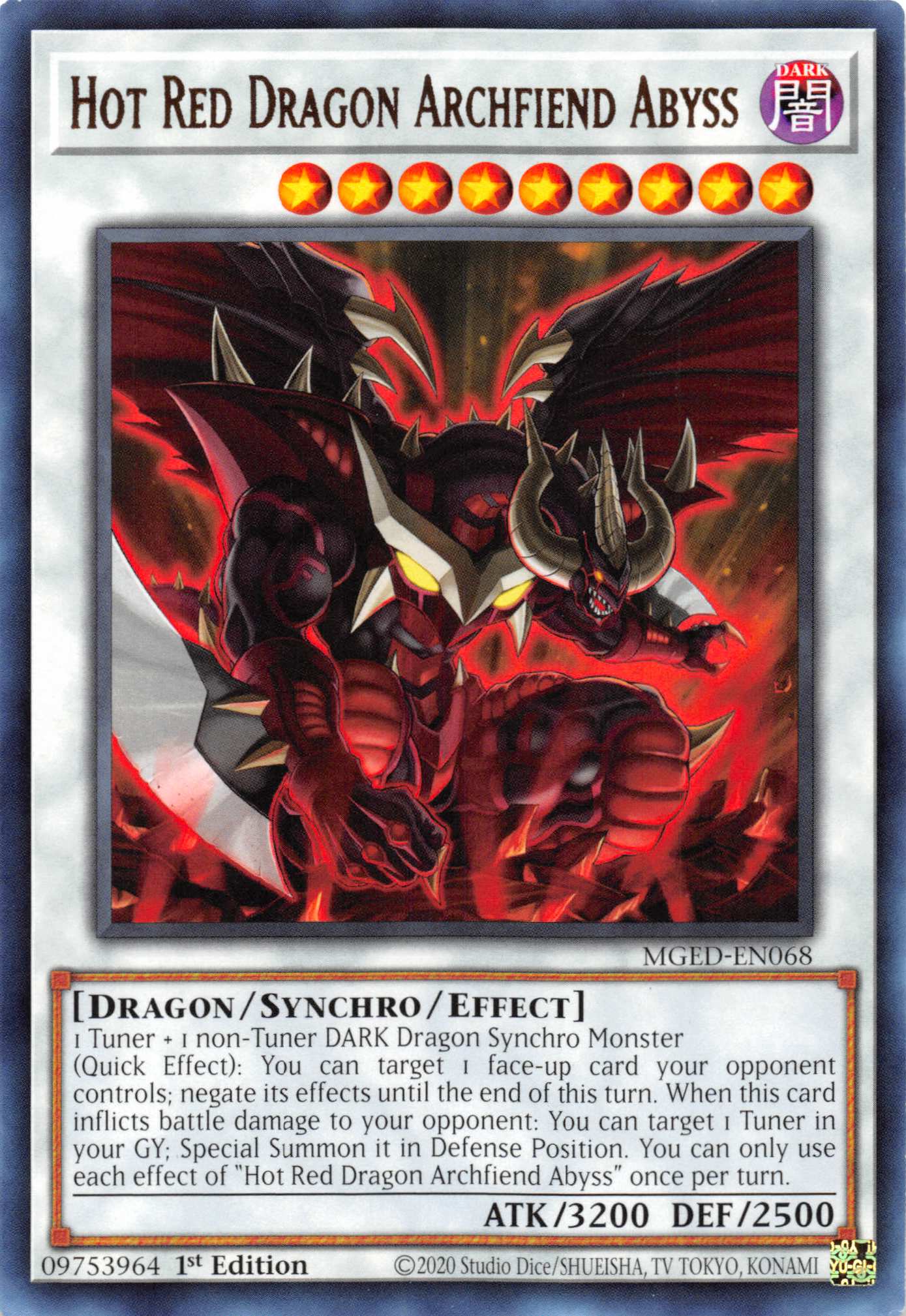 Hot Red Dragon Archfiend Abyss [MGED-EN068] Rare | Fandemonia Ltd