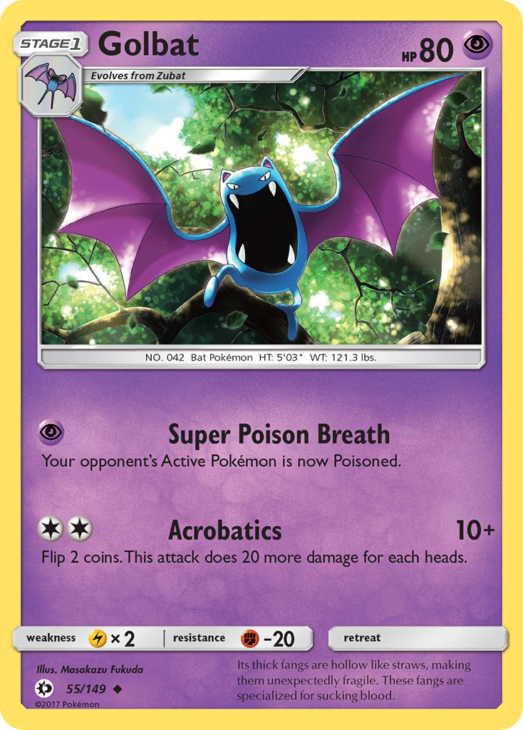 Golbat (55/149) [Sun & Moon: Base Set] | Fandemonia Ltd