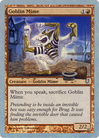 Goblin Mime (Alternate Foil) [Unhinged] | Fandemonia Ltd