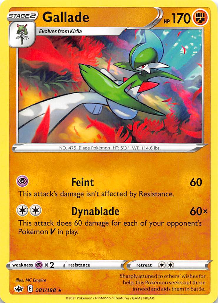 Gallade (081/198) [Sword & Shield: Chilling Reign] | Fandemonia Ltd