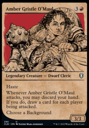 Amber Gristle O'Maul (Showcase) [Commander Legends: Battle for Baldur's Gate] | Fandemonia Ltd