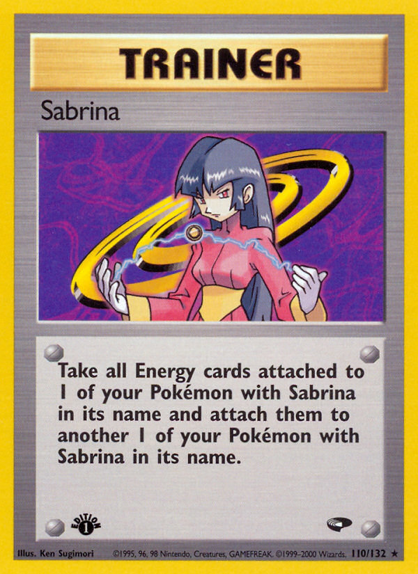 Sabrina (110/132) [Gym Challenge 1st Edition] | Fandemonia Ltd