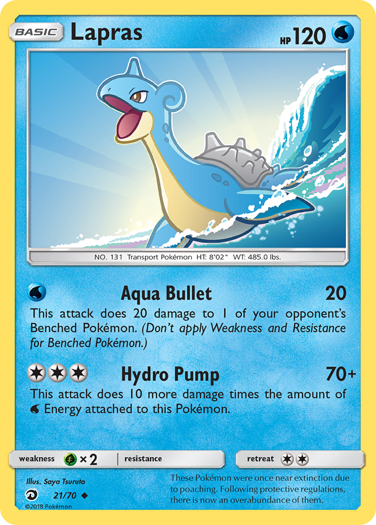 Lapras (21/70) [Sun & Moon: Dragon Majesty] | Fandemonia Ltd