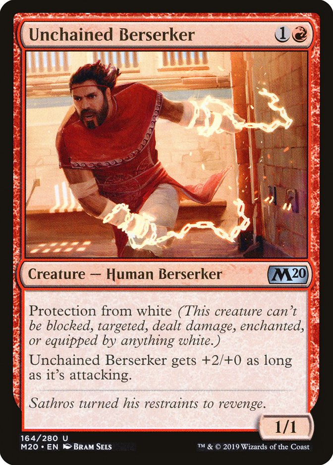 Unchained Berserker [Core Set 2020] | Fandemonia Ltd