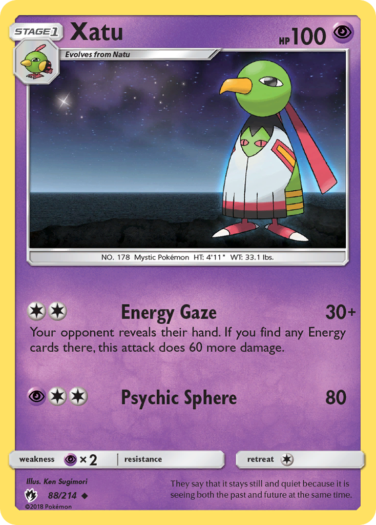 Xatu (88/214) [Sun & Moon: Lost Thunder] | Fandemonia Ltd