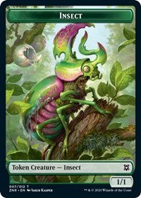 Insect // Kor Warrior Double-sided Token [Zendikar Rising Tokens] | Fandemonia Ltd