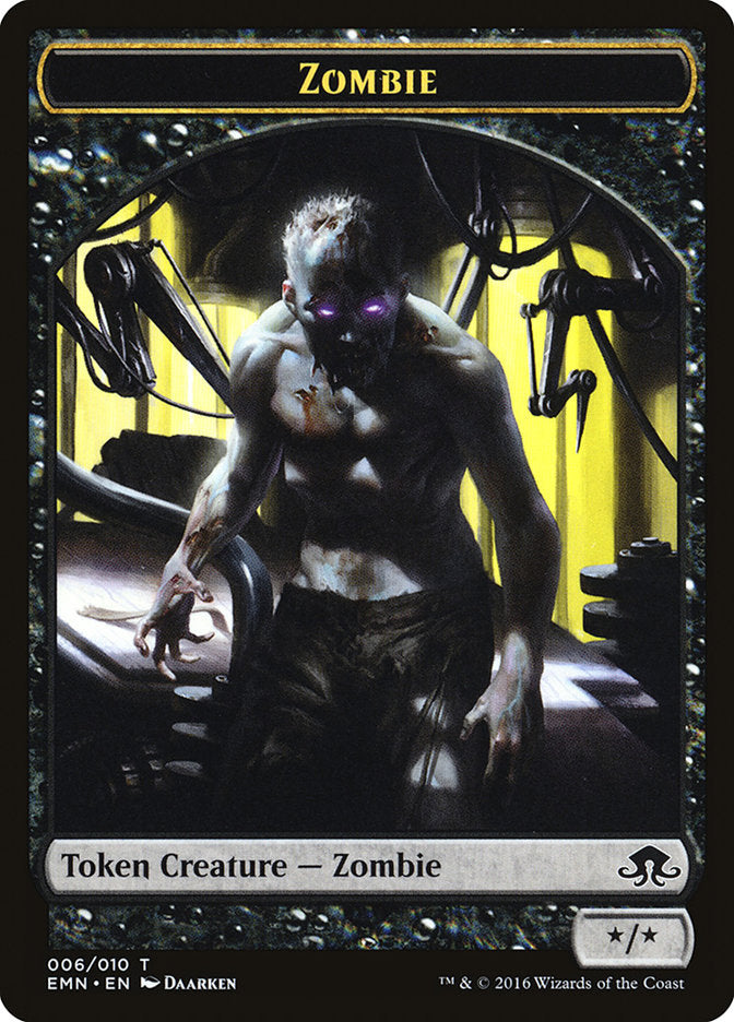 Zombie (006/010) [Eldritch Moon Tokens] | Fandemonia Ltd