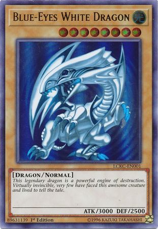 Blue-Eyes White Dragon (Version 2) [LCKC-EN001] Ultra Rare | Fandemonia Ltd