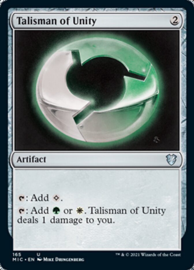 Talisman of Unity [Innistrad: Midnight Hunt Commander] | Fandemonia Ltd