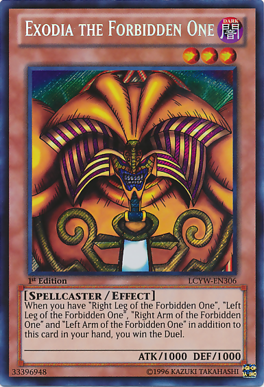 Exodia the Forbidden One [LCYW-EN306] Secret Rare | Fandemonia Ltd