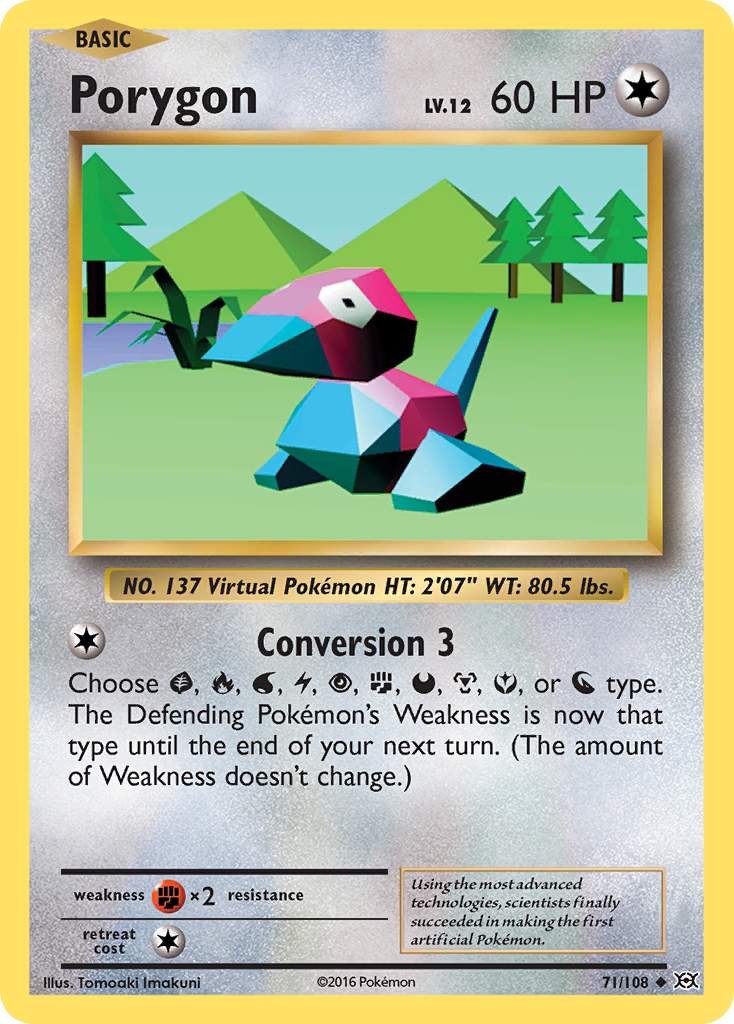 Porygon (71/108) [XY: Evolutions] | Fandemonia Ltd