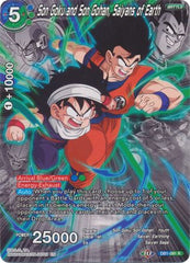 Son Goku and Son Gohan, Saiyans of Earth (Alternate Art) [DB1-091] | Fandemonia Ltd