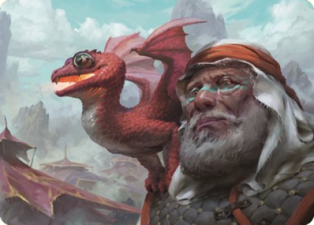 Dragon Whelp Art Card [Dominaria United Art Series] | Fandemonia Ltd