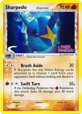 Sharpedo (53/110) (Delta Species) (Stamped) [EX: Holon Phantoms] | Fandemonia Ltd