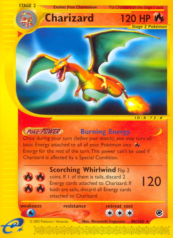 Charizard (40/165) [Expedition: Base Set] | Fandemonia Ltd