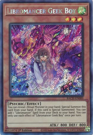 Libromancer Geek Boy [BACH-EN000] Secret Rare | Fandemonia Ltd