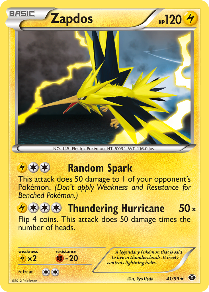 Zapdos (41/99) [Black & White: Next Destinies] | Fandemonia Ltd