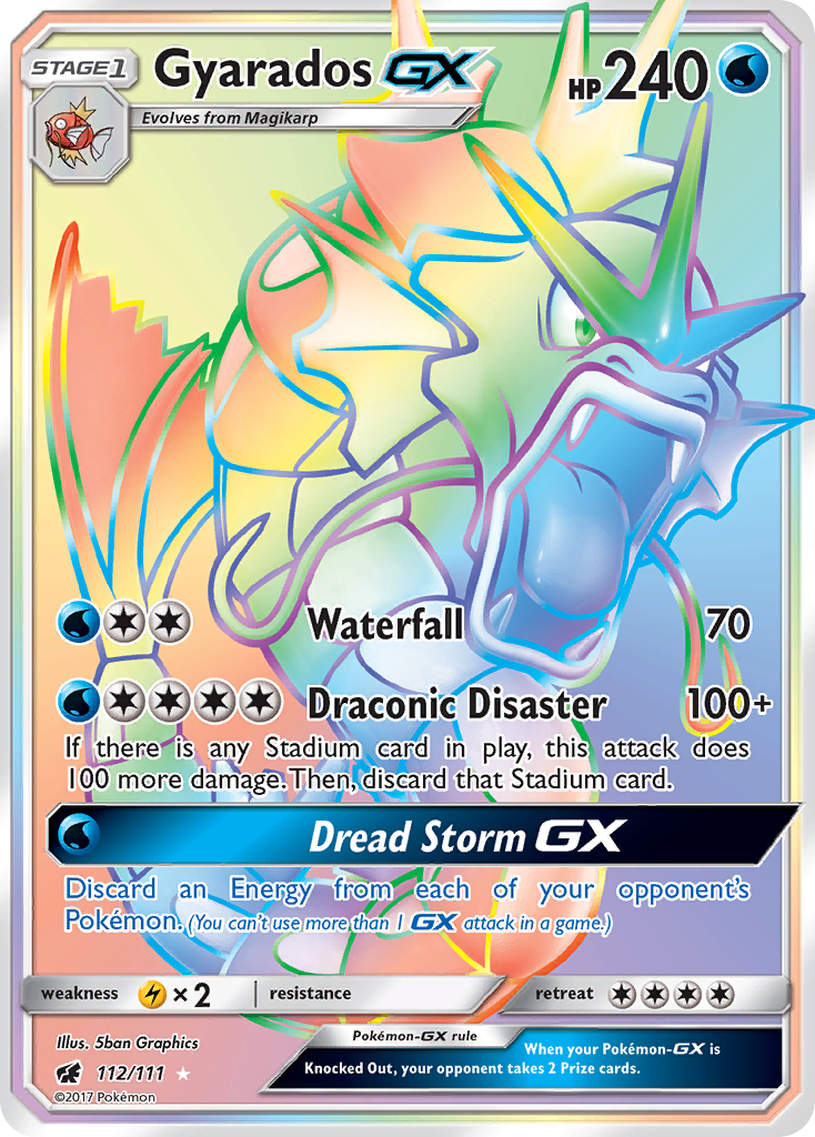 Gyarados GX (112/111) [Sun & Moon: Crimson Invasion] | Fandemonia Ltd