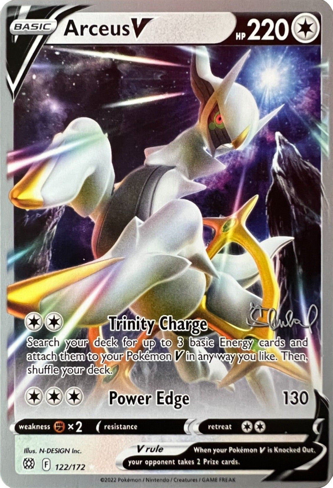 Arceus V (122/172) (ADP - Ondrej Skubal) [World Championships 2022] | Fandemonia Ltd