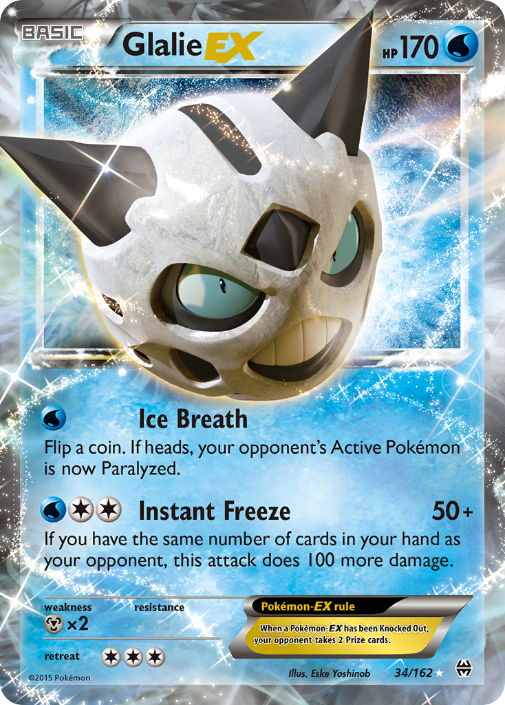 Glalie EX (34/162) [XY: BREAKthrough] | Fandemonia Ltd