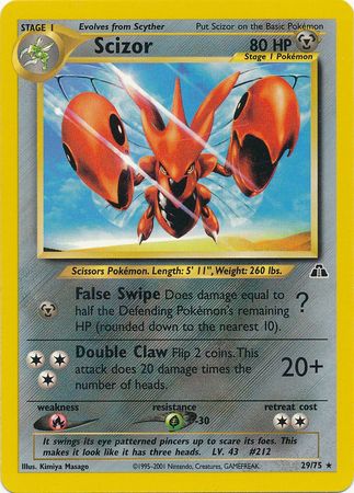 Scizor (29/75) [Neo Discovery Unlimited] | Fandemonia Ltd