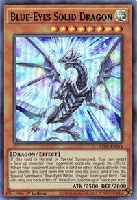 Blue-Eyes Solid Dragon (Blue) [LDS2-EN014] Ultra Rare | Fandemonia Ltd