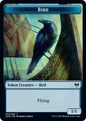 Bird (005) // Soldier Double-sided Token [Kaldheim Commander Tokens] | Fandemonia Ltd