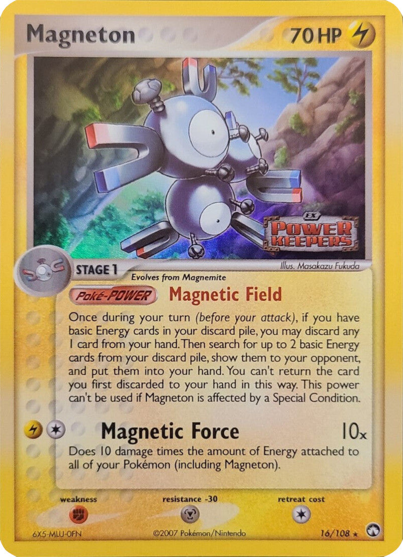 Magneton (16/108) (Stamped) [EX: Power Keepers] | Fandemonia Ltd