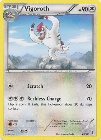 Vigoroth (28/30) [XY: Trainer Kit 1 - Bisharp] | Fandemonia Ltd