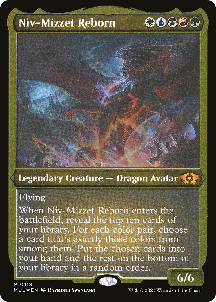 Niv-Mizzet Reborn (Foil Etched) [Multiverse Legends] | Fandemonia Ltd