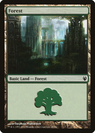 Forest (87) [Duel Decks: Izzet vs. Golgari] | Fandemonia Ltd