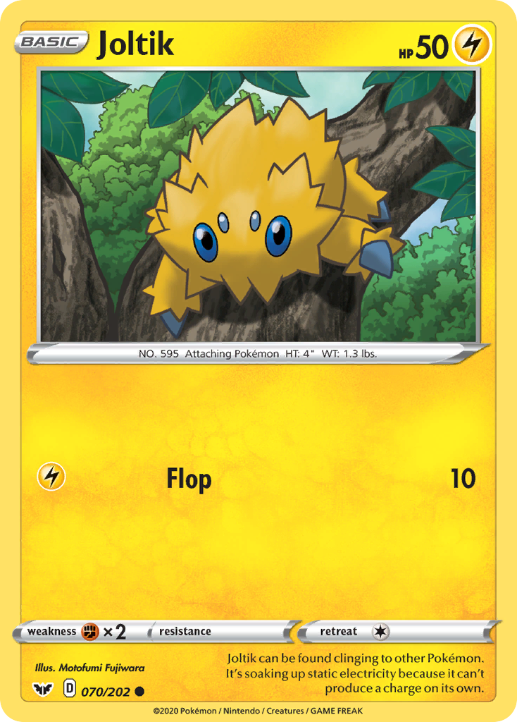 Joltik (070/202) [Sword & Shield: Base Set] | Fandemonia Ltd