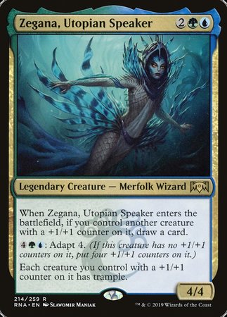 Zegana, Utopian Speaker [Ravnica Allegiance] | Fandemonia Ltd