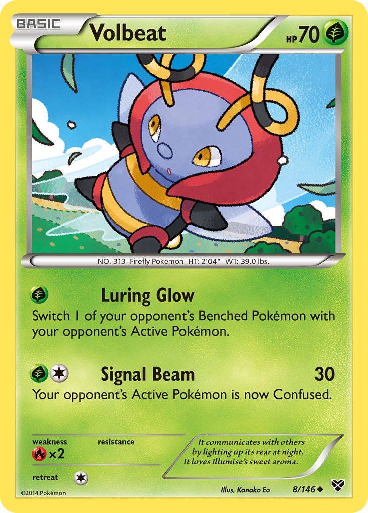 Volbeat (8/146) [XY: Base Set] | Fandemonia Ltd