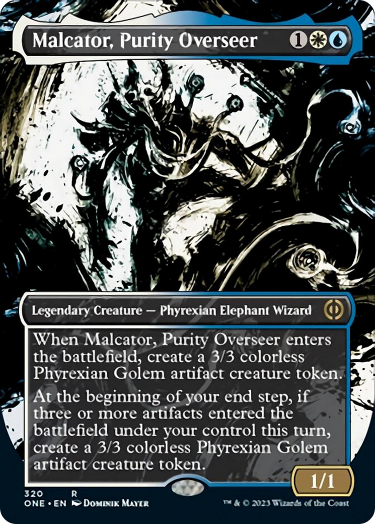 Malcator, Purity Overseer (Borderless Ichor) [Phyrexia: All Will Be One] | Fandemonia Ltd