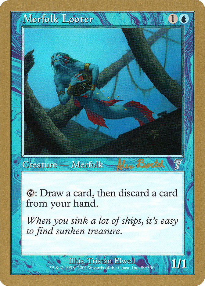 Merfolk Looter (Alex Borteh) [World Championship Decks 2001] | Fandemonia Ltd