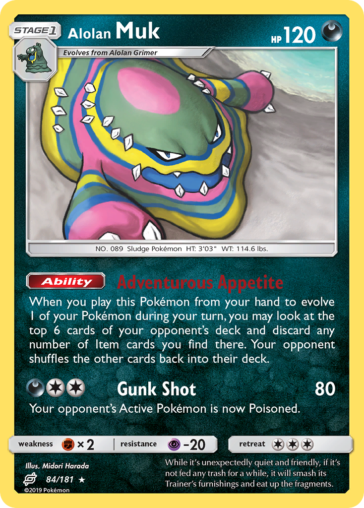 Alolan Muk (84/181) [Sun & Moon: Team Up] | Fandemonia Ltd