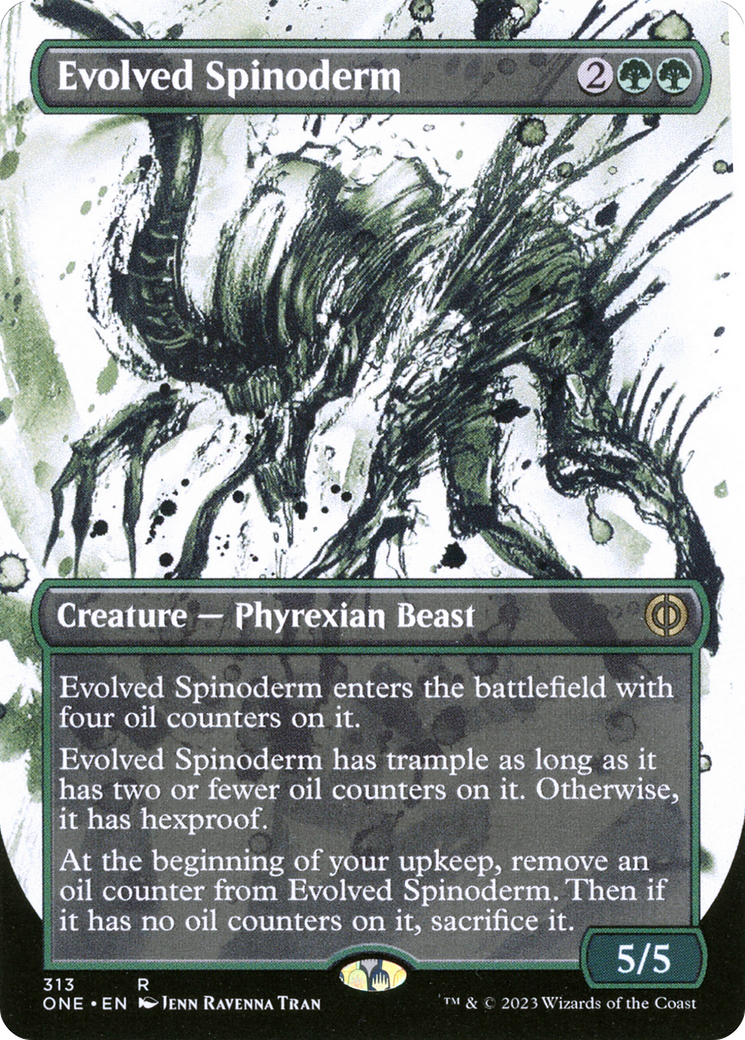 Evolved Spinoderm (Borderless Ichor) [Phyrexia: All Will Be One] | Fandemonia Ltd