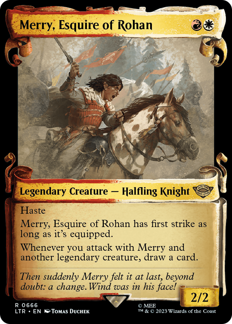 Merry, Esquire of Rohan [The Lord of the Rings: Tales of Middle-Earth Showcase Scrolls] | Fandemonia Ltd