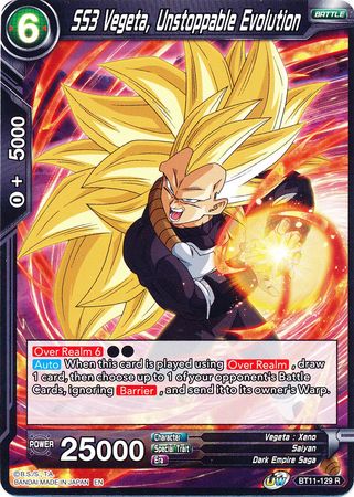 SS3 Vegeta, Unstoppable Evolution [BT11-129] | Fandemonia Ltd