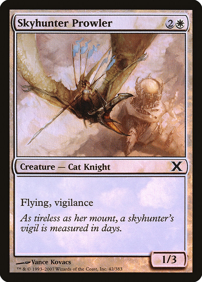 Skyhunter Prowler (Premium Foil) [Tenth Edition] | Fandemonia Ltd