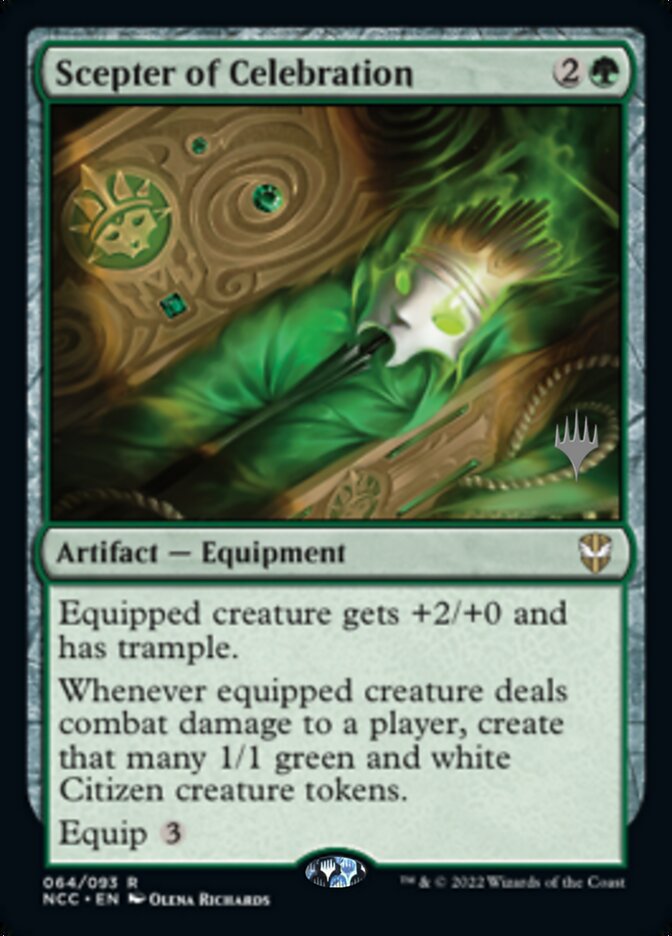 Scepter of Celebration (Promo Pack) [Streets of New Capenna Commander Promos] | Fandemonia Ltd