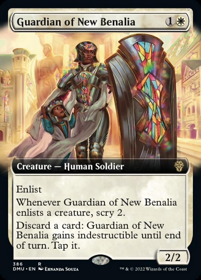 Guardian of New Benalia (Extended Art) [Dominaria United] | Fandemonia Ltd